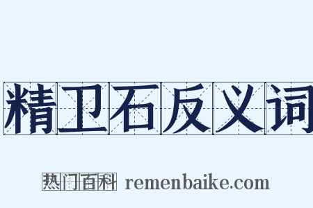 精卫石反义词是什么意思的图片